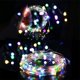 thumbnail image 3 of Paquete de 2 guirnaldas de luces solares coloridas para exteriores, 12 m, 100 LED, 8 modos, resistente al agua, alambre de cobre, iluminación decorativa para el hogar, jardín, patio, fiesta, boda esquí esquí Gafas de esquí, 3 of 5