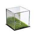 thumbnail image 1 of Visland Baseball Display Case UV Protected Acrylic Clear Square Ball Holder Baseball Stand Storage Holder Display Cube Box, 1 of 7