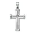thumbnail image 3 of 14K White Gold Crucifix Pendant Charm Religious, 3 of 4
