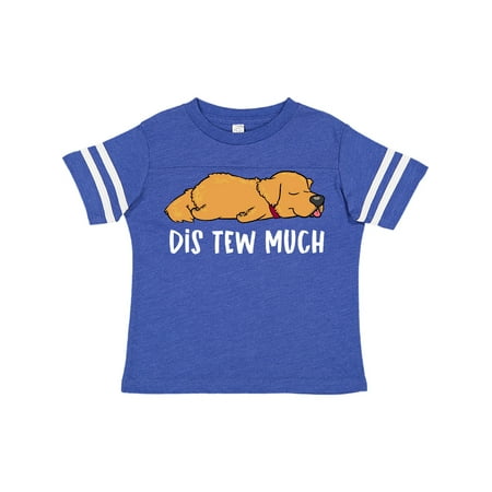 

Inktastic Napping Dis Tew Much Long-haired Retriever Gift Toddler Boy or Toddler Girl T-Shirt
