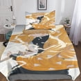 thumbnail image 1 of Demon Slayer Bedding Set Bedding Set For Adults And Children D-print Pattern Demon Slayer Soft Microfiber Duvet Cover With Pillowcases 135*200 Cm, 1 of 5