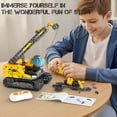 thumbnail image 6 of 5in1 STEM Robot Building Kits for Kids 6-14, Remote & APP Controlled STEM Excavator/Bulldozer/Crane/Robot Building Toys, 736 Pcs Educational Building Sets for Kids, Erector Sets Gifts for Boys Girls, 6 of 7