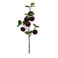 thumbnail image 2 of Ramas de Granada y Caqui Simuladas, Flores Artificiales, 5 Tallos Grandes de Plástico, Hojas Realistas, Decoración Flexible para El Hogar y La Sala de Estar | Centro de Mesa Navideño, Corona de Repis, 2 of 6