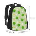 thumbnail image 2 of Balery St Patrick's Day11 Backpack for Men and Women - Durable 600D Oxford Cloth -Large Capacity, Water-Resistant School, Travel, and Hiking Bag, 2 of 7
