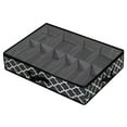 thumbnail image 2 of Foldable Underbed Shoe Box Storage Box with Lid Visible Organizer for Bedroom Use, 2 of 4