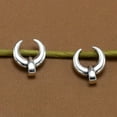 thumbnail image 6 of Hemoton  100 Pcs Antique Silver Pendants Simple but Stylish, 6 of 8