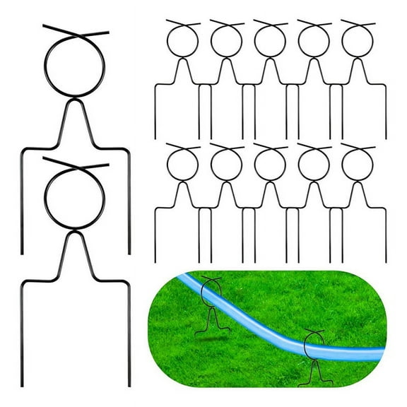 12 Pack Guide Spikes, Water Hose Guide Stakes, Watering Equipment, Keep Garden Hose Out of Flowerbed
