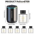 thumbnail image 3 of Starry Car Aroma Diffuser Usb Powered Auto Mist Spray With Led Constellation Projection 2 Fragrance For Vehicle & Home Use (Black) 50Ml Clearance, 3 of 9