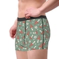 thumbnail image 2 of Uemuo Retro Hippie Groovy Mushroom Pattern Men's Boxer Briefs,Trunk Anti-Chafing,Comfortable, Durable, and Stylish Underwear-Large, 2 of 9