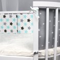 thumbnail image 4 of Cama De Bebé Cuna Parachoques Patrón De Impresión Ropa De Cama De Bebé Mesita De Noche Guardia De Cuna De Bebé Decoración De La Habitación Del Bebé Cubierta De Barrera Anticolisión Para Niños Niños Cateissary BA001535-02, 4 of 6