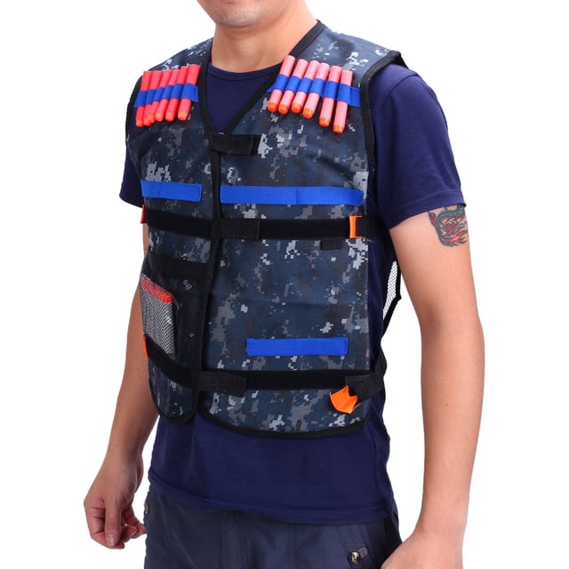 Chaleco Táctico De Camuflaje/abrigo/chaqueta Pistola Soporte De Clip Para Dardos De Espuma Impermeable
