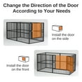 thumbnail image 2 of RYPetmia Dog Playpen for Pets Heavy Duty Fence Kennel 31.5” Height 6 Panels Puppy Enclosure with Walk Through Gate, 2 of 9