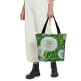 thumbnail image 5 of Pofeuu Dandelion Flower In The Meadow Print Women Fashion Shoulder Handbags Top Handle Satchel Bags Tote Shoulder Shopping Bag Stylish Canvas Tote Bag, 5 of 6