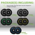 thumbnail image 2 of Set de discos bumper Fitvids para barra olímpica de 2" y 305 lb, 2 of 7