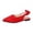Red, variant on Slingback Bow Flats for Women, Suede Dressy Shoes, Women's Bow Pointed Toe Flat Shoes Suede Slingback Low Heels Slip On Flats Fashion Comfortable Casual Dress Shoe, Yellow 7