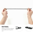 thumbnail image 3 of Houderco 15Pcs Bungee Cords Clips Elastic Rope Mini Clip Buckle Secure Objects 7.7x3.7in, 3 of 8