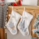 thumbnail image 2 of 2 uds decoraciones navideñas bola de lana bordado copo de nieve árbol de Navidad medias navideñas blancas bolsa de regalo de vacaciones para niños, 2 of 5
