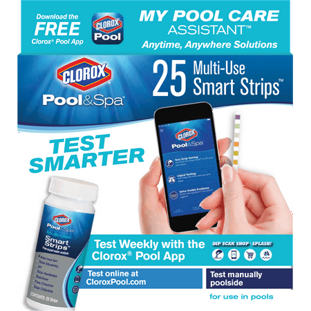 Clorox Pool&Spa My Pool Care Assistant Test Strips,