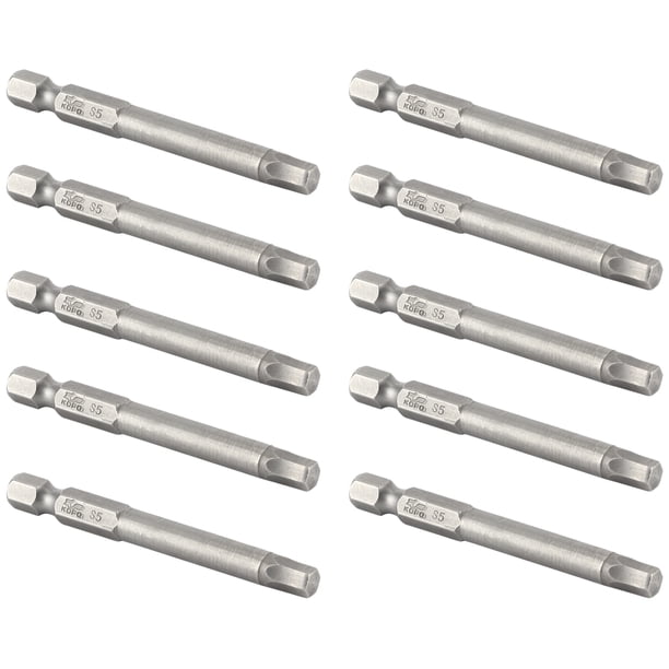 Bits de Destornillador Magnético, Bits de Destornillador Eléctrico S1/4 65 mm Con Accesorios Magnética para Reemplazo