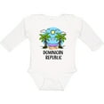 thumbnail image 3 of Inktastic Summer Vacatoion in the Dominican Republic Boys or Girls Long Sleeve Baby Bodysuit, 3 of 5