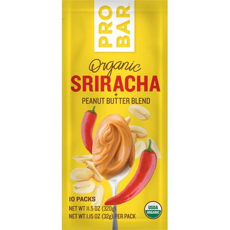 ProBar Organic Sriracha Peanut Butter, Box of 10