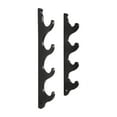 thumbnail image 1 of Colaxi Support Mural Horizontal pour Batte de Baseball, Rangement pour Accessoires de Fans de Sport, Couleur Noire, Support Polyvalent pour Batte de Softball, 4 Niveaux, 1 of 8