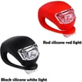 thumbnail image 3 of CHUANK Waterproof Silicone Cycling Lights for Road & Mountain Bikes  Safety Day/Night  4 Pack Front & Rear LED Bike Light Set, 3 of 6