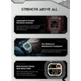 thumbnail image 2 of NORTH EDGE X1 Lightweight 50M Waterproof Electronic Watch with Square Dial - Shockproof Sports Watch for Students & Enthusiasts, Features Stopwatch, Countdown, Alarm, Snooze, Auto Calendar & Luminous, 2 of 6