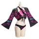 thumbnail image 4 of Traje de baño de Cosplay de LOL Jinx, ropa de mujer, traje de baño de bikini de Anime, uniforme, traje de carnaval de Halloween para Cosplay de adultos, 4 of 5