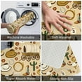 thumbnail image 6 of Salouo Wild West Cowboy Pattern Outdoor Indoor Sturdy Doormats 16’’×24’’, Anti Fatigue Soft Flannel Thick Door Mat,Non-Slip Rectangle Rug Cushion, 6 of 7