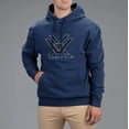 thumbnail image 4 of Vortex Optics Men's Comfort Hoodies (Color: Navy, Size: Large), 4 of 4