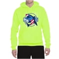 thumbnail image 2 of Wild Bobby Great White Shark USA Since 1776 Unisex Hoodie Sweatshirt, 2 of 6