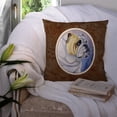 thumbnail image 3 of Carolines Treasures 7028PW1414 English Bulldog Fabric Decorative Pillow  14Hx14W multicolor, 3 of 4