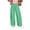 Green, variant on Women's Plaid Checkered Elastic Waist Wide Leg Pants, Soft Stretchy Casual Loose Long Trousers for Daily Commute Wear S-2XL