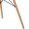 thumbnail image 3 of Pemberly Row Modern Round Dining Table with White Top and Wooden Legs, 3 of 6