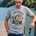 thumbnail image 4 of Jollimate Jesus Made Me A Fisher of Man Shirt, Christian Men Fishing Graphic Tee, Cool Retro Scripture Men's T-Shirt, 4 of 6
