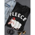 thumbnail image 3 of Fleece Navidad T-Shirt Women -Smartprints Designs, Female Medium, 3 of 4