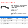 thumbnail image 2 of Upper Radiator Hose - Compatible with 1994 - 2001 Acura Integra 1.8L 4-Cylinder GAS 1995 1996 1997 1998 1999 2000, 2 of 2
