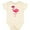 Natural, variant on Inktastic Pink Flamingo Boys or Girls Baby Bodysuit