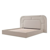 Orchid Queen Velvet Lift Up Storage Bed - Gray