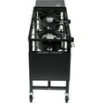 thumbnail image 4 of Barton 2 Burner Propane Camping Stove, 120,000 BTU Outdoor Gas Cooker with Folding Side Tables & Wheels, 4 of 7