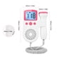 thumbnail image 4 of Doppler fetal portátil de 3,0 MHz para el corazón del bebé con reducción de ruido en el hogar TFixol Doppler fetal, 4 of 7