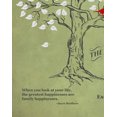thumbnail image 2 of MuralMax Personalized Family Tree Canvas Wall Art - Wedding Bridal Shower Decor Gifts For Friends - Milestone Quote With Custom Name & Date - Unique Bride & Groom Presents - Khaki - Size 12x16, 2 of 6