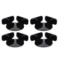 thumbnail image 1 of 4Pcs Mini Circular Corner Shelf With Easy Installation, Adjustable Brackets And Sturdy Acrylic Material For Security Camera Baby  Speaker, 1 of 8