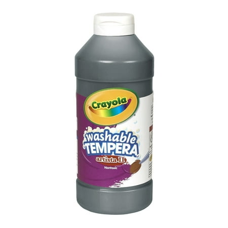 Crayola Artista II One Size Black Flat Tempera Bottle