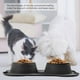 thumbnail image 4 of Cuencos de acero inoxidable para perros con tapete de silicona antideslizante y antiderrames para perros y gatos., 4 of 5