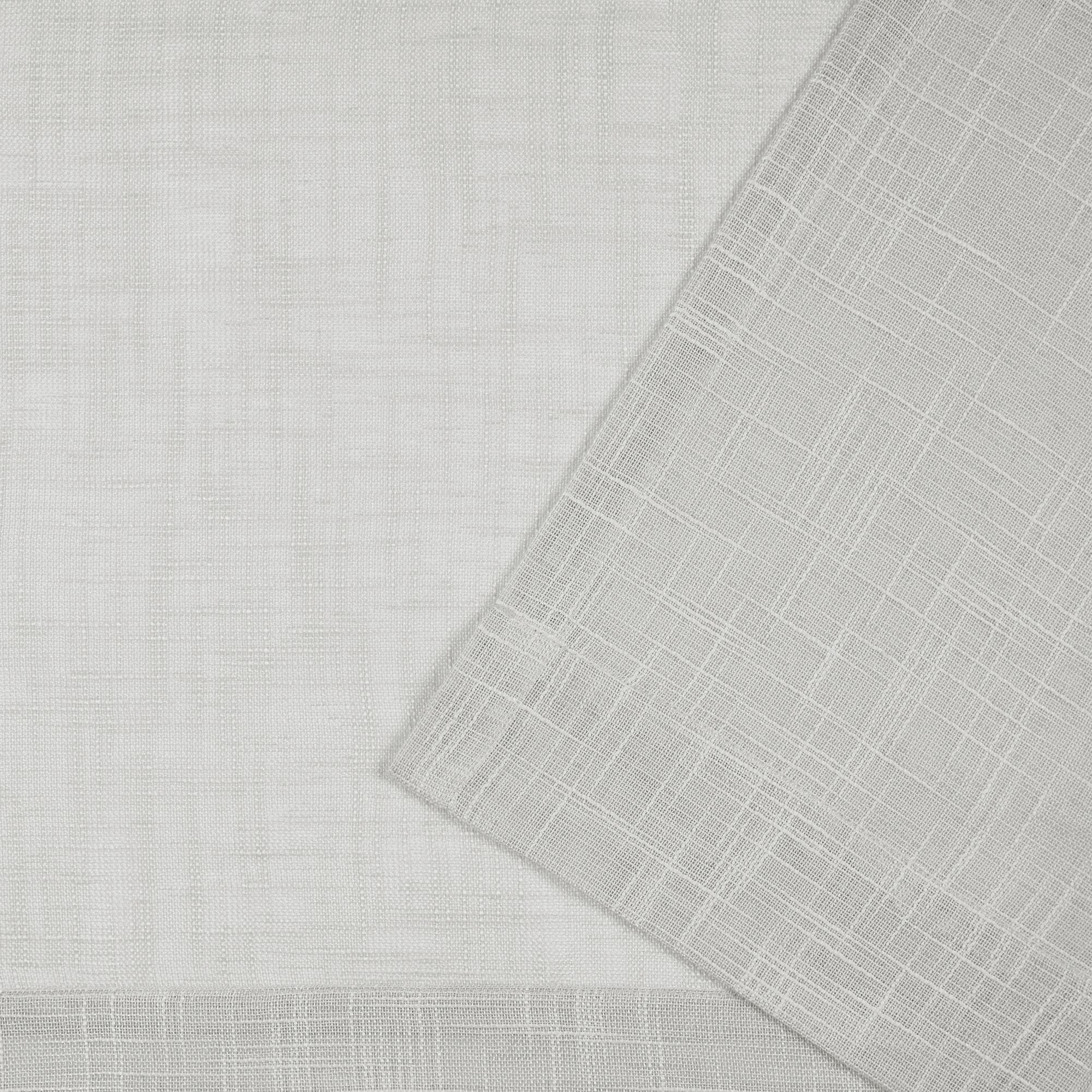 Exclusive Home Curtains Jacinta Bottom Ruffle Sheer Rod Pocket Curtain Panel Pair, 54" x 96", Grey, Set of 2