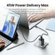 thumbnail image 4 of Cargador de Celular Ugreen 45W 2 Puertos USB C con Protección de Carga, 4 of 5