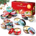 thumbnail image 1 of 16PCS Velas Navideñas Decorativas, Velas Aromaticas, Vela de cera de soja Aroma, 2 Onzas, Ardor de larga Duración, para Navidad, San Valentín, Aniversario, Día de la Madre, 1 of 3