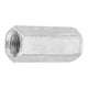 thumbnail image 4 of Tuerca hexagonal larga, 2 piezas Tuercas largas de acero galvanizado Tuerca hexagonal de acoplamiento Diseño aerodinámico, 4 of 12
